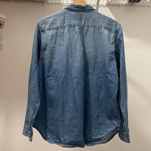 ZARA Trafaluc Denim Shirt - Size M - Picture 3 of 4